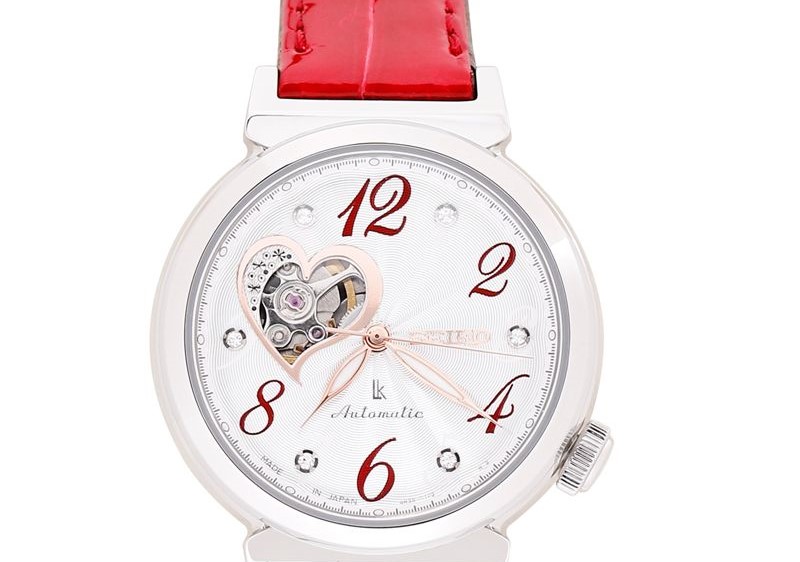 Seiko Lukia Mechanical SSVM023, Luxury Watch, Automatic Watch, Japanese Watch, Pink Watch Strap