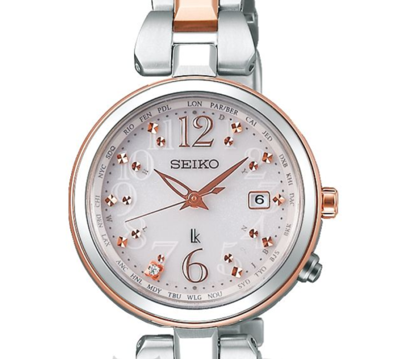 Seiko Lukia Solar Electric Wave SSQV048, Luxury Watch, Steel Watch, Elegant Watch