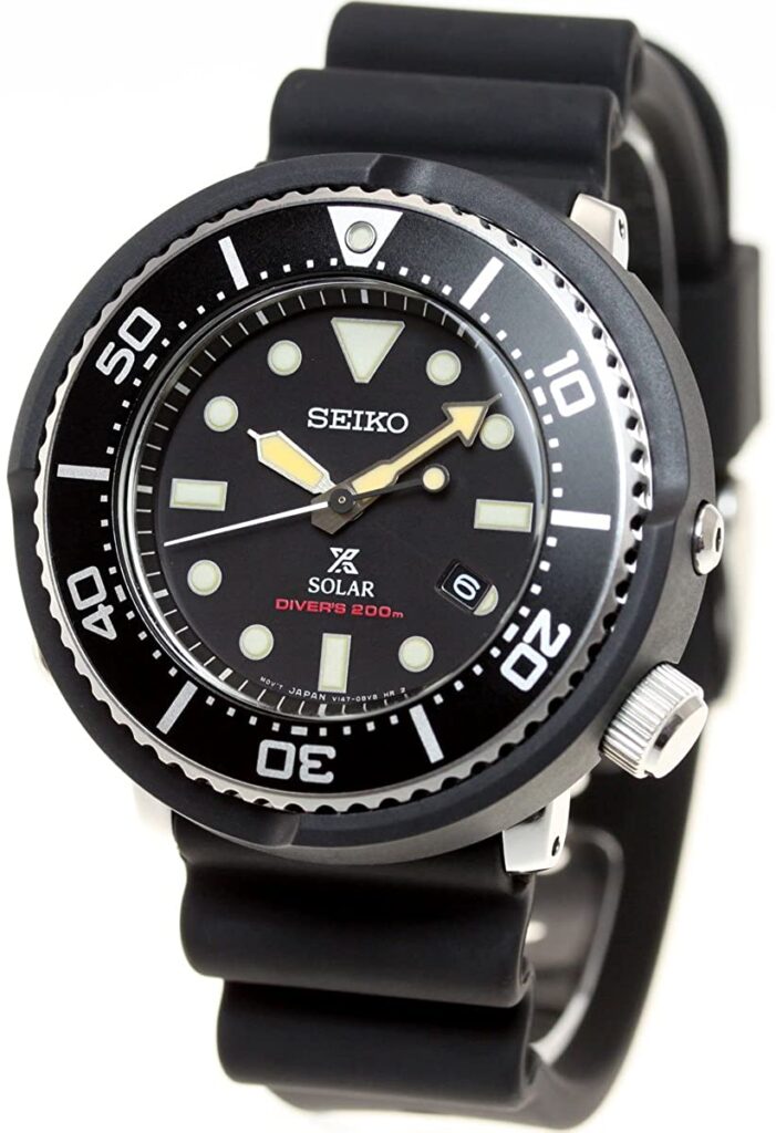 Seiko Prospex SBDN043, Seiko Dive Watch, Japanese Watch, Solar Watch, Date Display