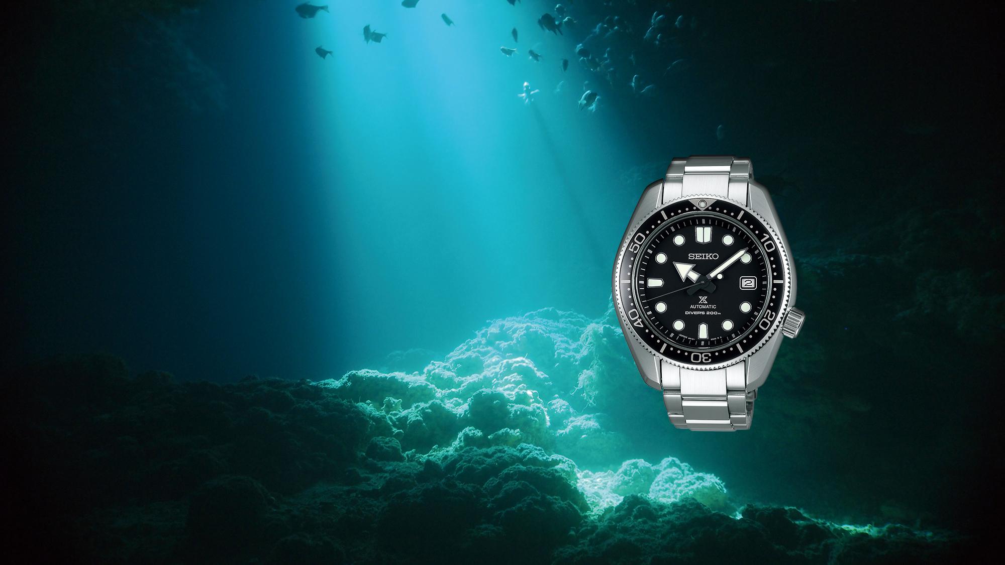 Seiko Dive Watch, Steel Watch, Water-resistant Watch, Underwater, Japanese Watch