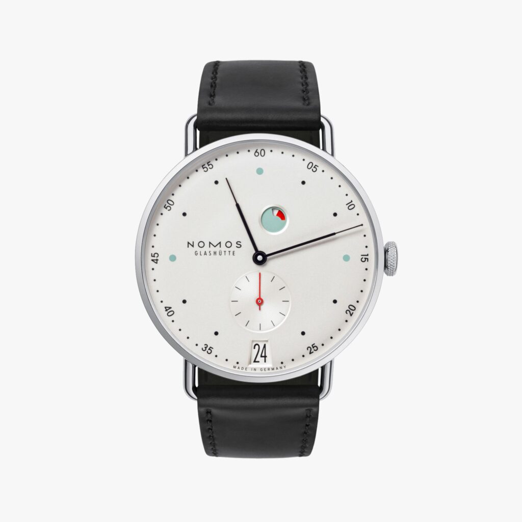 Nomos Metro, German Watches, Leather Watch, Date Display, Minimalist Watch Design