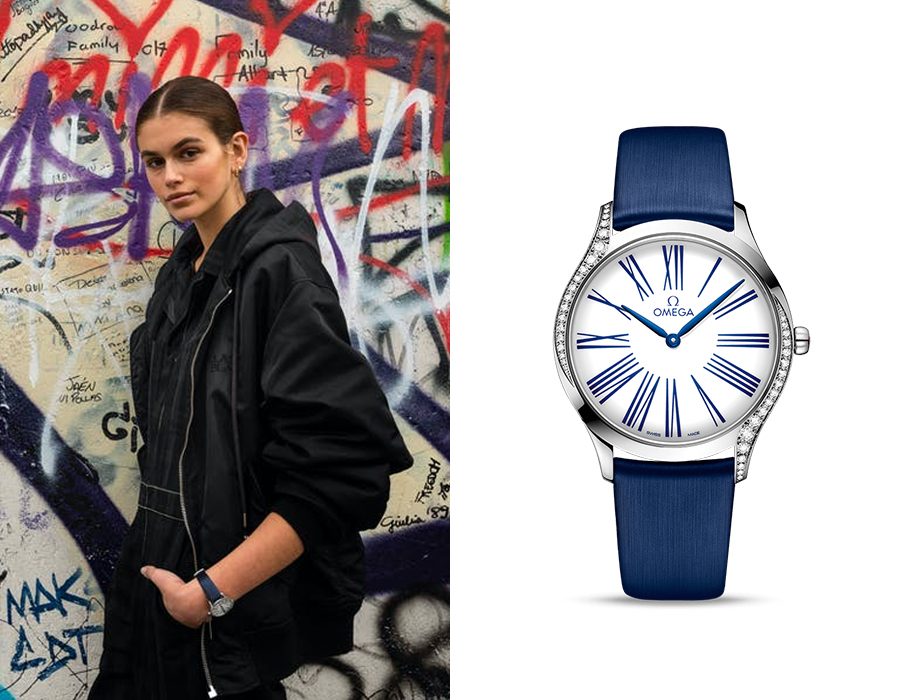 Omega De Ville Tresor Kaia Gerber