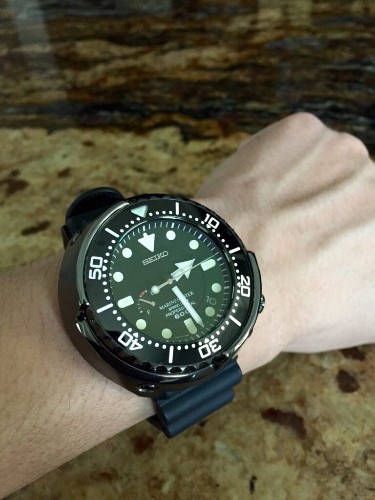 Seiko baby tuna online dimensions