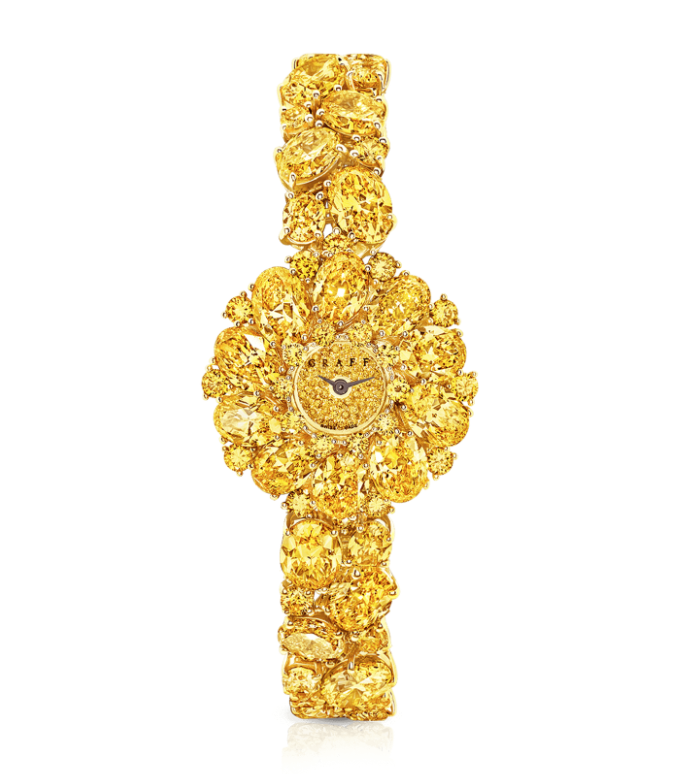 Graff Fancy Vivid Yellow Diamond Watch