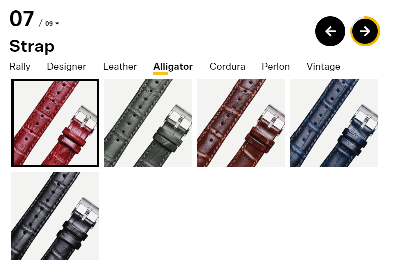 Undone watches strap options