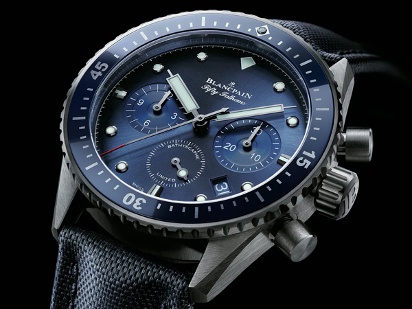 Blancpain Bathyscaphe Chronograph Flyback Ocean Commitment Watch