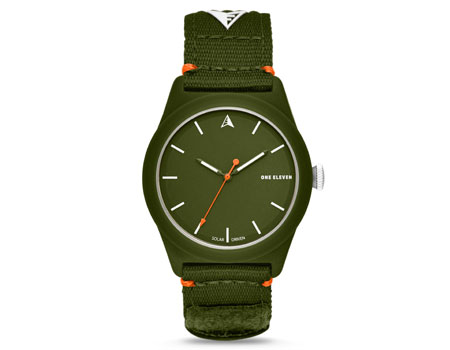 Minimalist solar watch hot sale