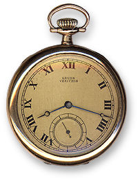 Gruen Veri-Thin 1910s Pocket Watch