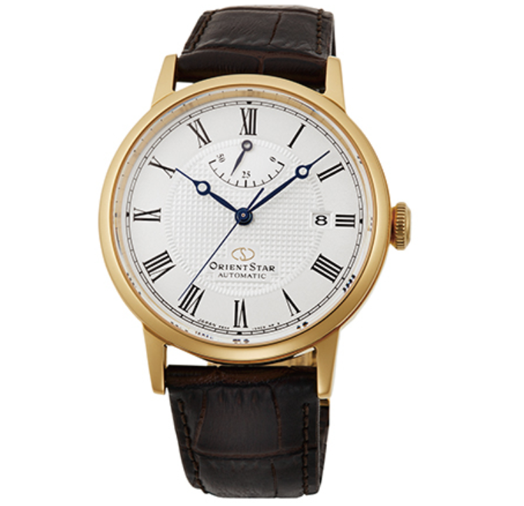 Front view of the Orient Star Classic Ref. RE-AU0001S.