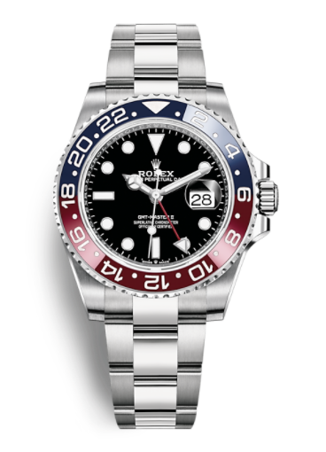 Front view of the Rolex Pepsi Ref. 126710BLRO 